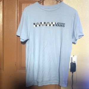 Vans boys light blue shirt.